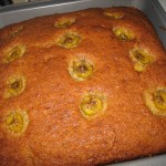 Torta alle banane e pistacchi