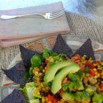 Insalata messicana con avocado e fagioli